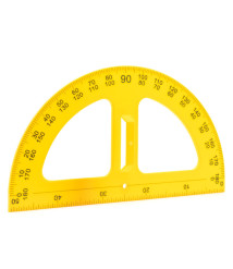 Raportor pentru tablă cu mîner, din plastic